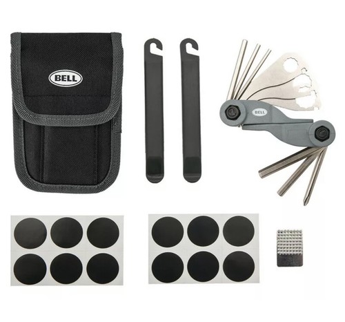 Bell Roadside 600 Compact Bike Tool/Patch Kit 28 Pieces with Hard case Cycling - Picture 2 of 3