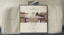 THRESHOLD Table Runner Heathered IVORY  14"x72" - open box