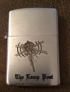 Vintage Advertising Lighter - The Lamp Post | eBay