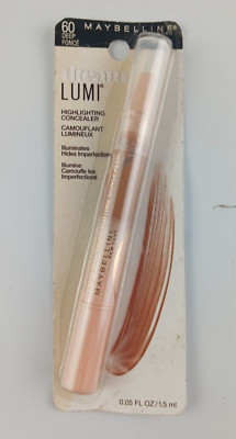 MAYBELLINE DREAM LUMI HIGHLIGHTING CONCEALER HIDES IMPERFECTIONS 60 DEEP