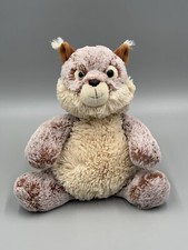 Aurora World Frosted Brown Squirrel Beanie Plush 10  Stuffed Animal