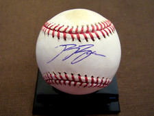 RYAN BRAUN MVP ROY MILWAUKEE BREWERS SIGNED AUTO GAME USED OML BASEBALL MLB