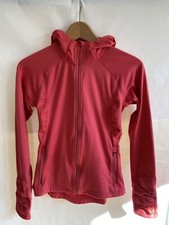 Athleta Womens sz XS Cora Half Mile Hooded Full Zip Athletic Jacket Back Pockets