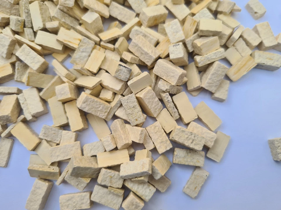 1:35 Scale Diorama Building War Gaming 275 Yellow Stone Wall Blocks Bricks - Image 2 of 4