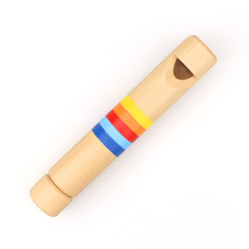 Wooden Whistle Pull-Push Learning Flute Mini Musical Toy - Picture 1 of 12