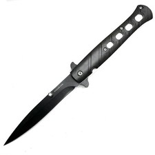 9" black Classic Tactical Spring Assisted Open Survival Pocket Knife Gift