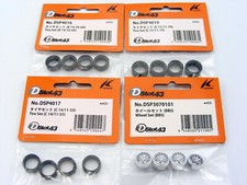Kyosho DSlot43 DSP4016 DSP4017 DSP4019 Tire Set Lot of 3  Corvette BBS Wheels 