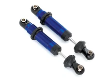Traxxas 8260A Blue Aluminum GTS Shocks with Spring Retainer for TRX-4 and Other