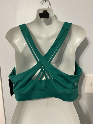 NWT Ideology Forest Rain (Green) Low Impact Sports Bra Plus Size 2X - Picture 3 of 4