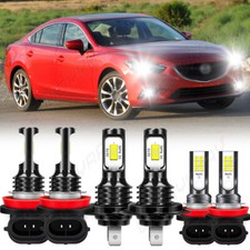 For Mazda 6 2009-2010 6x 6000k Led Headlight High Low Beam Fog Light Bulbs Kit