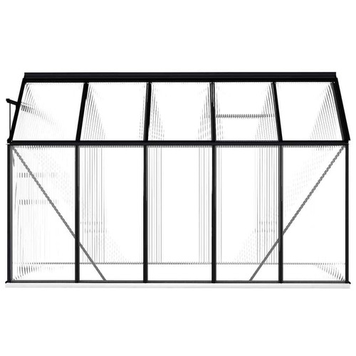 Greenhouse Aluminium Frame Green House Anthracite Storage Garden Shed - Picture 30 of 62