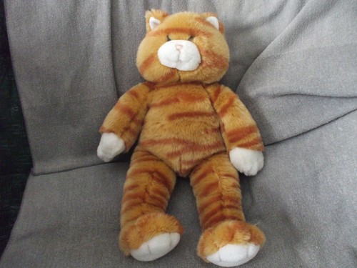 18" BABW Orange makerel plush tabby cat - Picture 2 of 8