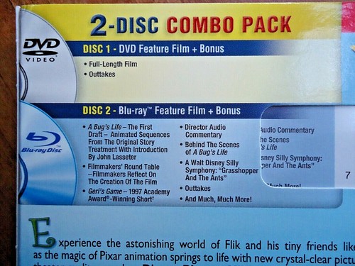 A Bugs Life (Blu-ray/DVD, 2010, 2-Disc Set) Brand New, Factory Sealed, w/Sleeve - Picture 4 of 7
