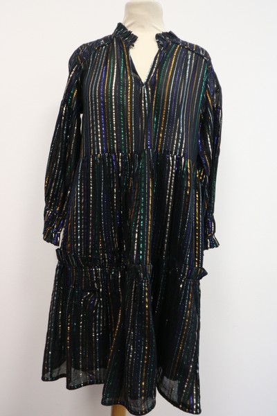 Noa Noa Damen Kleid Dress Midi Schwarz Gr.36 Neu-image