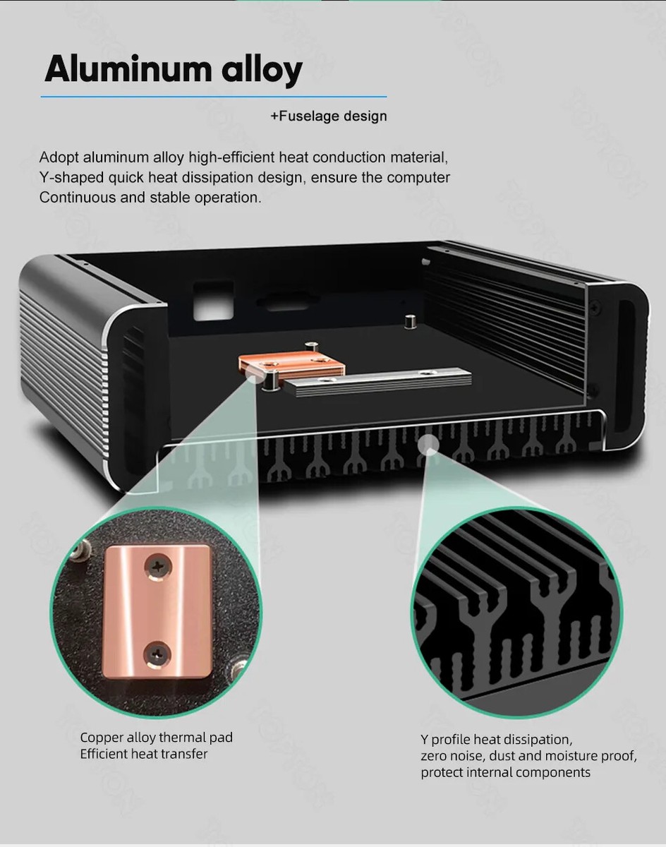 12th Gen Intel Firewall Mini PC Alder Lake i3 N305 8 Core N200