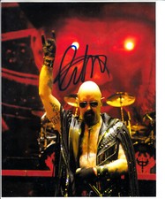 Judas Priest Rob Halford Signed Autograph 8"x10" Photo