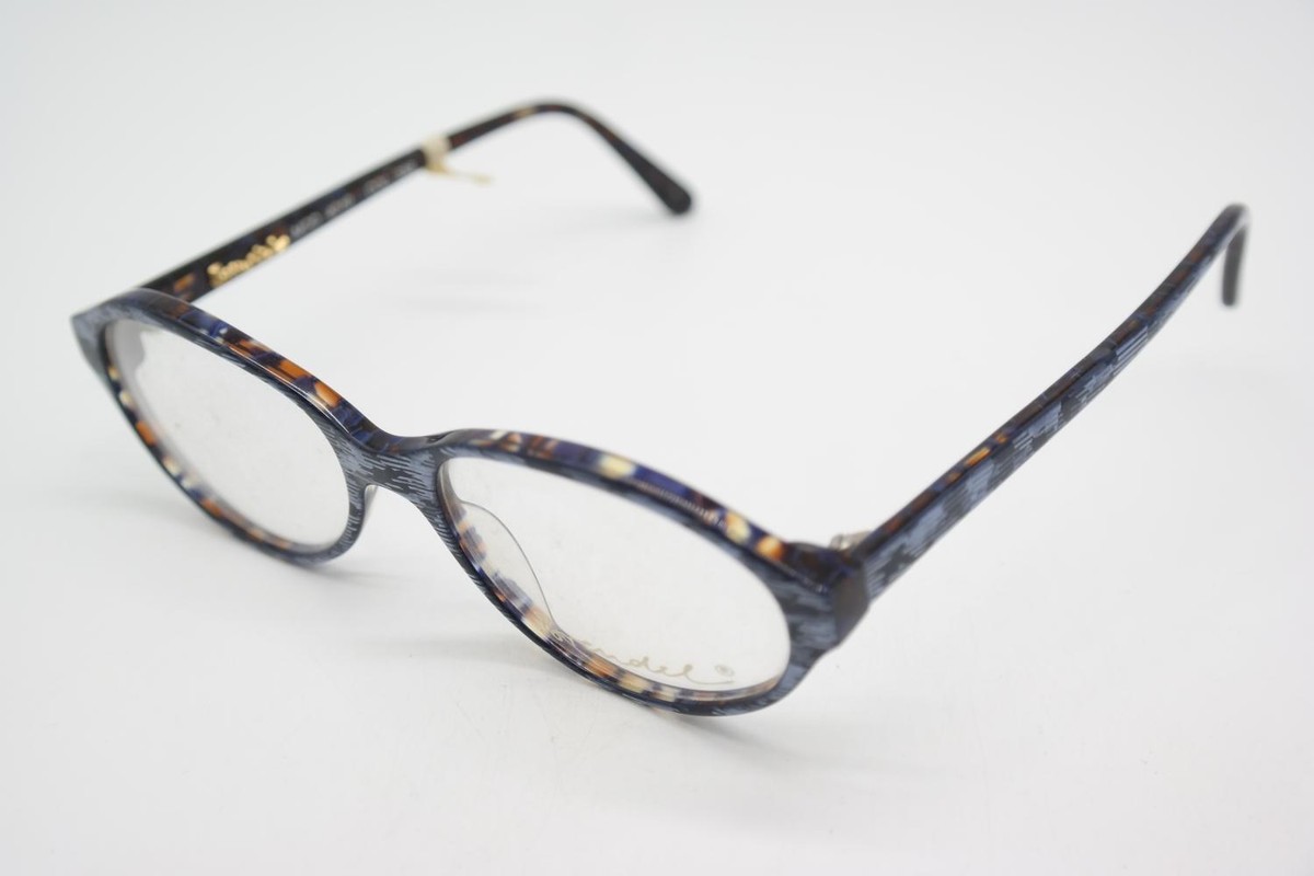 Lunettes Vintage Brendel 4012 - Monture Ovale Bleu/rouge, Acétate, Neuf Sans étiquette