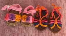 crochet baby shoes girl