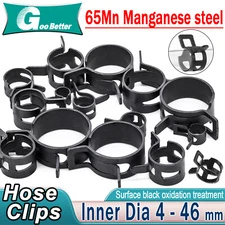 Self Clamping Spring Hose Clips Carbon Steel Clamps Sealing Radiator Heater OEM