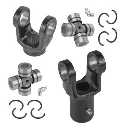 2x Front Rear Drive Shaft Yoke w/ U-joint for Polaris RZR XP 4 1000 Premium