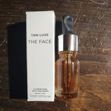 Tan-Luxe THE FACE Illuminating Self-Tan Drops Travel Size 10mL / .33 fl OZ *NIB*