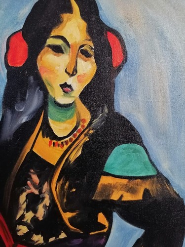 Henri Matisse - Amazing Oil Canvas - Signed - Stamped - Picture 7 of 7