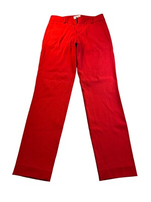 red straight leg dress pants Red Straight Leg Cheryl Pants