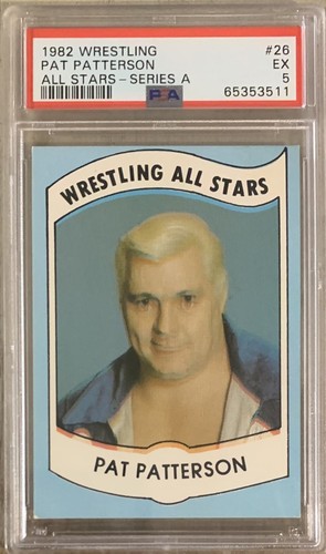 1982 Wrestling All Stars Series A Pat Patterson Rc #26 PSA 5 Error-Blurry Image