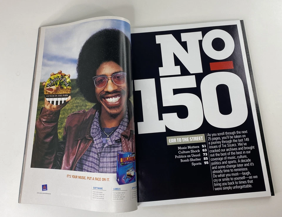 The Source Magazine - Special 150th Collector’s issue - March 2002 - Hip Hop Rap Foto 2 de 4