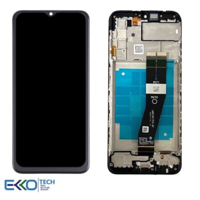 Original Samsung Galaxy A03s A037G LCD Display Touchscreen + Rahmen Schwarz EU