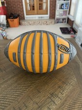 2012 Hasbro NERF Sports Football Blitz All Weather Orange Gray Rubber Grip