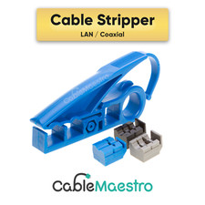 Coaxial Coax Cable Stripper Jacket RG6/RG59/UTP CAT5e CAT6 Cutter Strip Tool