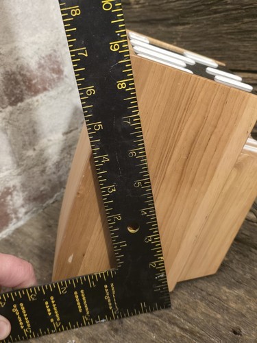 11 Piece Knife Block w/protected Sleeves No Knives Included **Block Only** - 第 8/8 張圖片