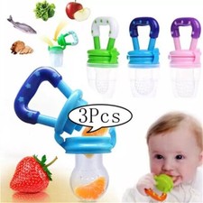 Baby Fresh Fruit Food Feeder Nibbles Pacifier Safety Silicone Feeding Nipples