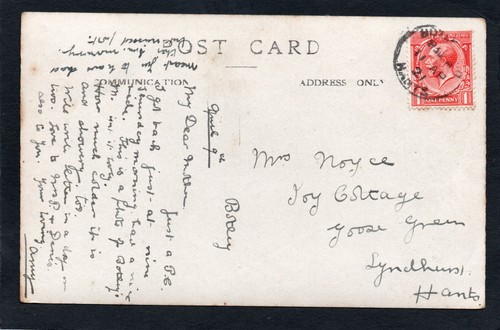 Postcard Botley nr Southampton Hampshire the War Memorial readable names 1921 RP - Picture 2 of 2