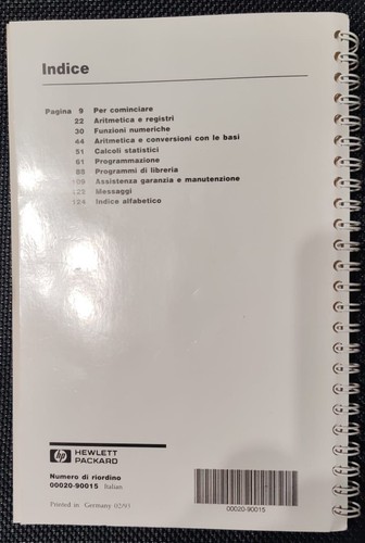 Calcolatrice HP 20S Scientific - Hewlett Packard - Con manuale operativo - Photo 5/5
