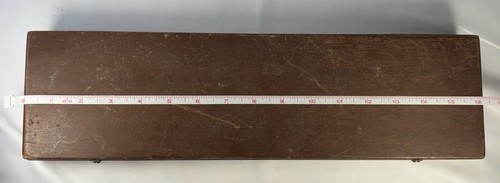 Vintage Wrico Lettering Guide Lettering Set con custodia in legno strumenti scarsi New York - Foto 16 di 16