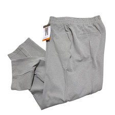 Mondetta Pintuck Straight Leg Pant XXL Beige Recycled Fabric Elastic Waist NWT