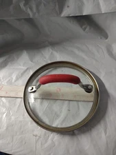 Rachael Ray 6.25" Round Replacement Pot/Pan Lid w/Red Handle - LID ONLY 