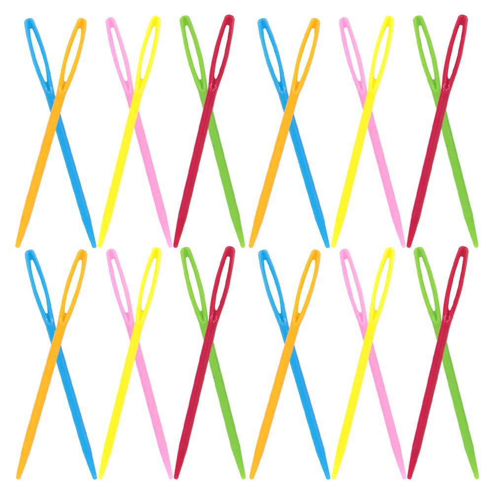 40Pcs Safe Sewing Needles Large Eye Needles for Crochet Handmade Crafts US