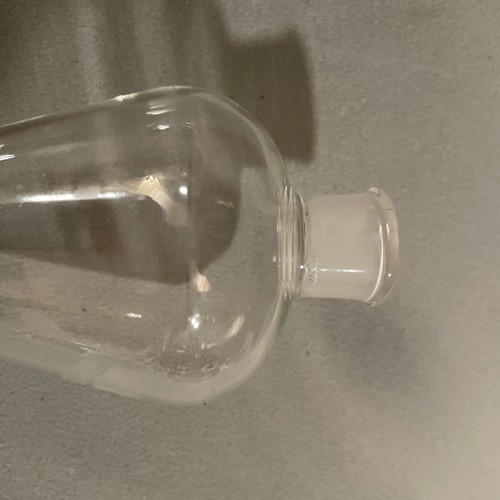 Glass 250mL Squibb Separatory Funnel w/ PTFE Stopcock - Picture 3 of 4