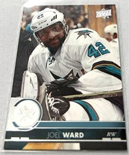 2017-18 Upper Deck Series 1 Hockey Joel Ward San Jose Sharks base card #153
