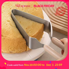 Heavy Duty Stainless Steel Cake Knife Sharp Slice Server for Dessert Cheesecake