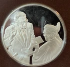 STERLING SILVER ROUND .925  - THE FRANKLIN MINT - THE MEDALLIC YEARBOOK - 1974