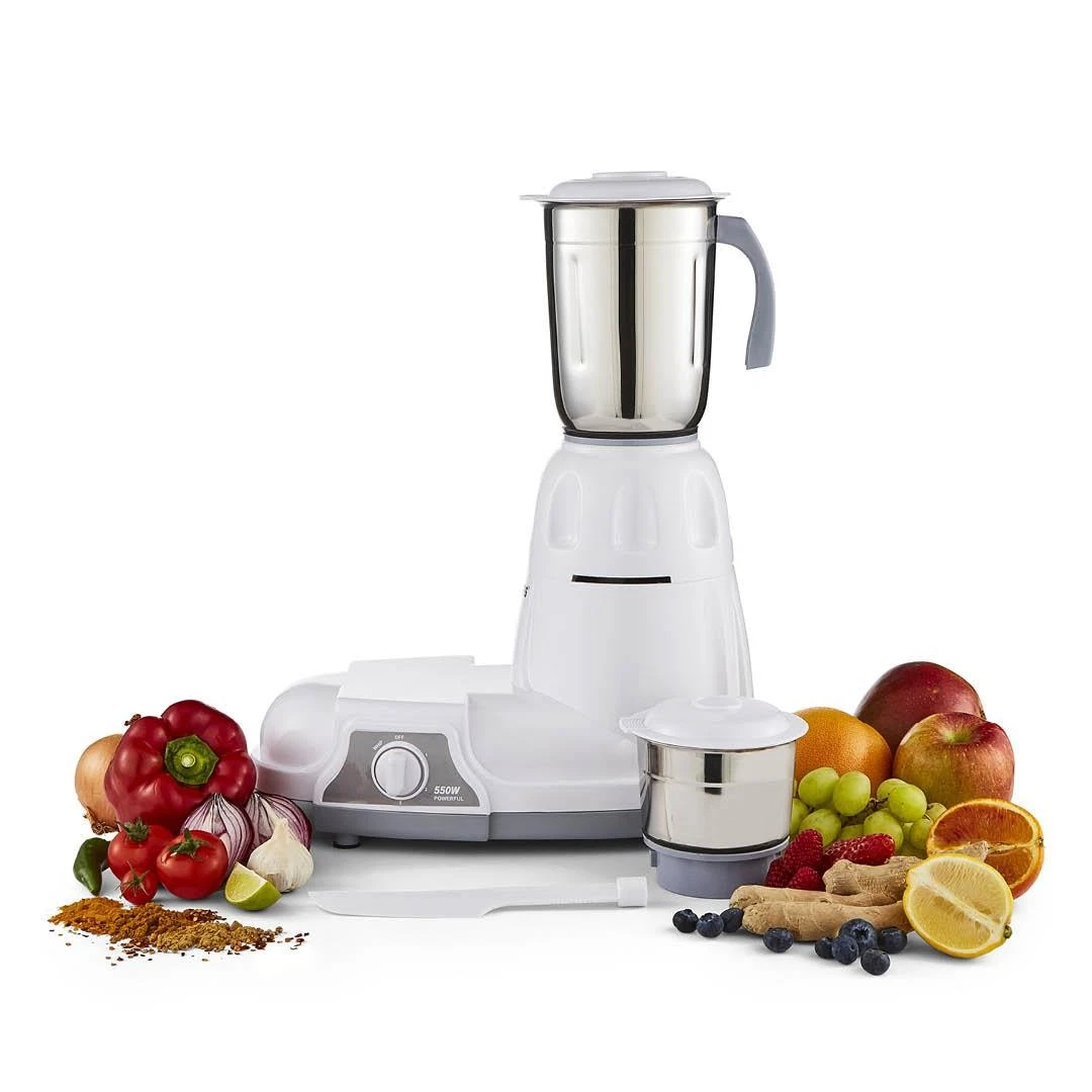 Mixer Grinder Indian Wet Dry Blender Milling Bean Nut & Masala Mixi Spice 550W