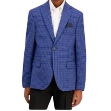 B By Brooks Brothers Big Boys Classic Fit Stretch Suit Jacket Size 14R 6049