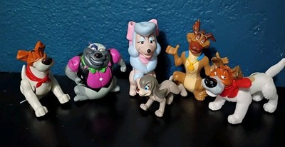 Disney Oliver & Company Dodger Dog Toy Anastasia All Dogs Go to Heaven lot