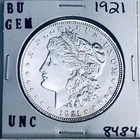 1921 BU GEM MORGAN SILVER DOLLAR UNC MS+++ U.S. MINT RARE COIN 8484