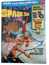 Vintage Gerry Andersons 1976 Space 1999 Book & Record Set Return To The Beginnin