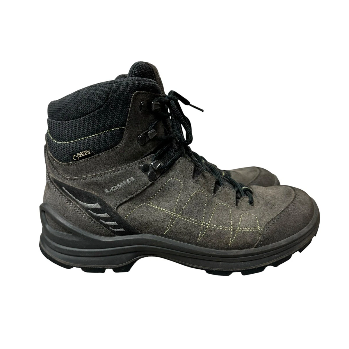 Lowa Boots Men 8.5 Gray Tiago GTX Mid Wide Goretex Hiking Waterproof Outdoors LOWA Gray Boots for Men for Sale | Shop New & Used Men main image 4